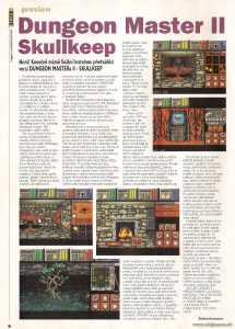 Dungeon Master II (PC) Preview - Score (Czechia), Issue No 15 March 1995, Page 8