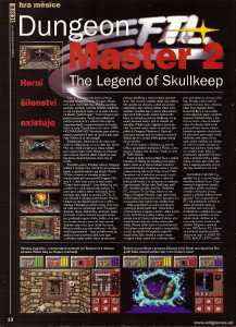 Dungeon Master II (PC) Review - Score (Czechia), Issue No 19 July 1995, Page 10 Dungeon Master II (PC) Review - Score (Czechia), Issue No 19 July 1995, Page 10