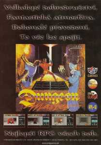Dungeon Master Advertisement - Score (Czechia), Issue No 26 February 1996, Page 47