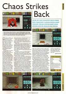 Chaos Strikes Back (Amiga) Review - Score (Czechia), Issue No 27 March 1996, Page 57