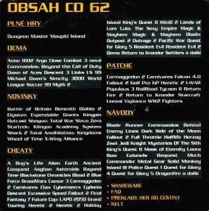 Dungeon Master (PC) Compact Disc Sleeve Back - Score (Czechia), Issue No 62 February 1999