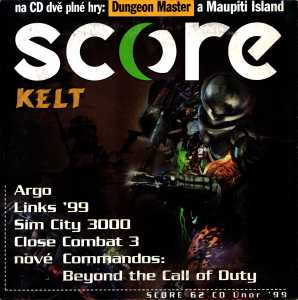Dungeon Master (PC) Compact Disc Sleeve Front - Score (Czechia), Issue No 62 February 1999
