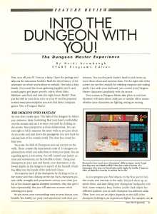 Dungeon Master (Atari ST) Review - Start (USA), Vol 3 No 2 Special issue No 4 September 1988, Page 23