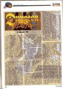 Dungeon Master (Amiga) Review - Swiat Gier Komputerowych (Poland), Issue No 4 May-June 1993, Page 52