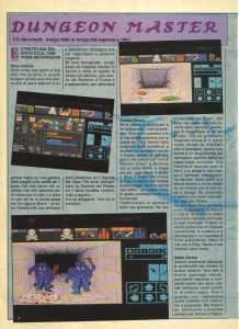 Dungeon Master (Amiga) Review - The Games Machine (Italy), Issue No 8 April 1989, Page 38