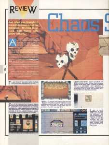 Chaos Strikes Back (Atari ST) Review - The One for 16-bits games (United Kingdom), Issue No 17 February 1990, Page 70