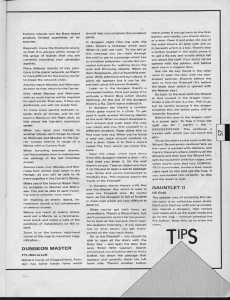 Dungeon Master Hints - The One for 16-bits games (United Kingdom), Issue No 1 October 1988, Page 57