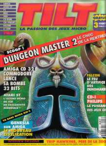 Dungeon Master II (Atari ST, Amiga, PC) Cover - Tilt (France), Issue No 117 September 1993