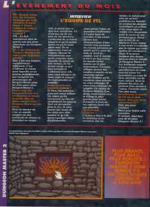 Dungeon Master II (Atari ST, Amiga, PC) Preview - Tilt (France), Issue No 117 September 1993, Page 18