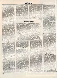 Dungeon Master Sale Numbers - Tilt (France), Issue No 61 December 1988, Page 112