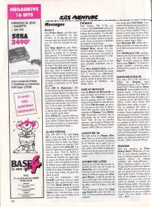 Dungeon Master (Atari ST, Amiga) Hints - Tilt (France), Issue No 78 May 1990, Page 124
