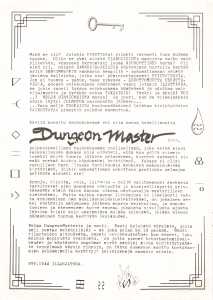 Dungeon Master Hints - Trioposti (Finland), February 1988, Page 26