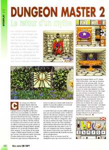 Dungeon Master II (Amiga, PC, Macintosh) Preview - Univers Micro avec Generation 4 (France), Issue No 2 December 1994, Page 48