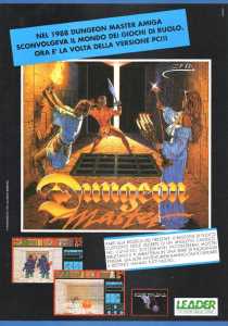 Dungeon Master (PC) Advertisement - Unknown Magazine (Italy), Unknown Issue, Page X14