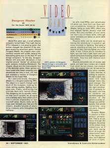 Dungeon Master (Super NES) Review - VideoGames And Computer Entertainment (USA), Issue No 44 September 1992, Page 38