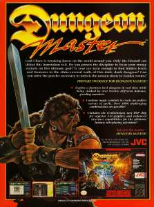 Dungeon Master (Super NES) Advertisement - VideoGames And Computer Entertainment (USA), Issue No 55 August 1993, Page 69