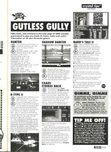 Chaos Strikes Back Hints - Zero (United Kingdom), Issue No 25 November 1991, Page 111