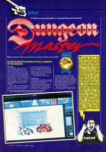 Dungeon Master (Amiga) Review - Zzap (United Kingdom), Issue No 48 April 1989, Page 60
