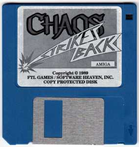 AmiRAM 1000 (Europe, Amiga) - Without Clock DM CSB Chaos Strikes Back Game Disk Front