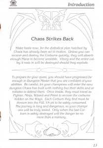 AmiRAM 1000 (Europe, Amiga) - Without Clock DM CSB Chaos Strikes Back Manual Page 015