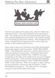 AmiRAM 1000 (Europe, Amiga) - Without Clock DM CSB Chaos Strikes Back Manual Page 018