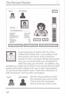 AmiRAM 1000 (Europe, Amiga) - Without Clock DM CSB Chaos Strikes Back Manual Page 020