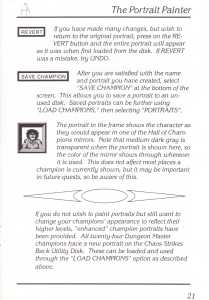 AmiRAM 1000 (Europe, Amiga) - Without Clock DM CSB Chaos Strikes Back Manual Page 023