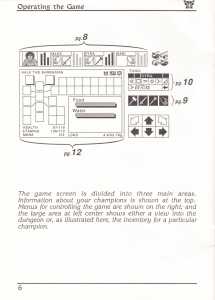 AmiRAM 1000 (Europe, Amiga) - Without Clock DM CSB Dungeon Master Manual Page 030