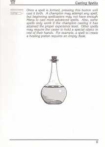 AmiRAM 1000 (Europe, Amiga) - Without Clock DM CSB Dungeon Master Manual Page 035