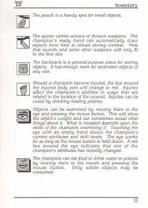 AmiRAM 1000 (Europe, Amiga) - Without Clock DM CSB Dungeon Master Manual Page 037