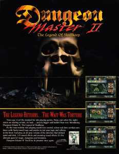 Dungeon Master II Retailer Kit (USA, Macintosh) - Retailer Flyer Front