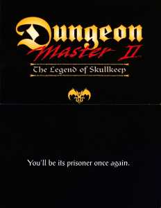 Dungeon Master II Retailer Kit (USA, PC) - Flyer Page 001