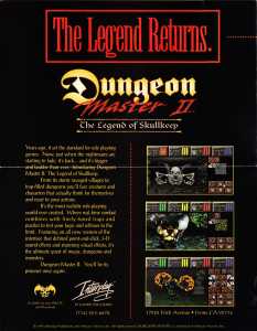 Dungeon Master II Retailer Kit (USA, PC) - Flyer Page 002