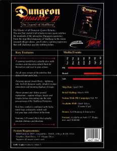Dungeon Master II Retailer Kit (USA, PC) - Flyer Page 004
