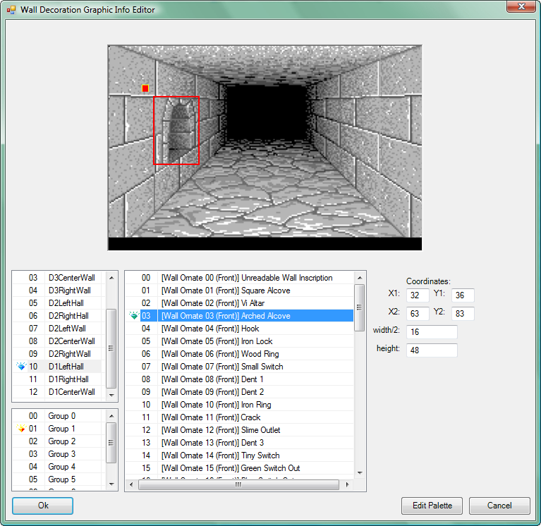 ADGEnet (Windows) - Wall Decoration Graphic Info Editor