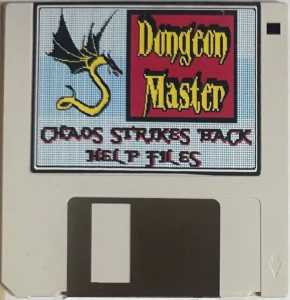 Chaos Strikes Back Help Files (Amiga) - Disk Front