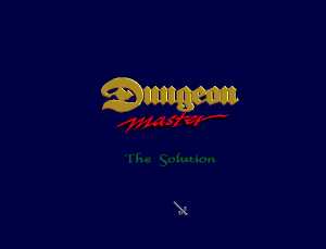 Dungeon Master The Solution (Amiga) - Title