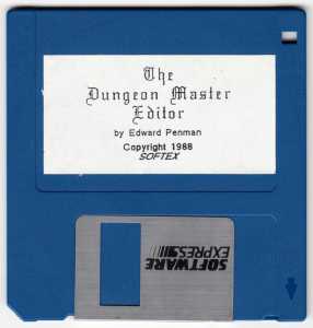 The Dungeon Master Editor (United Kingdom, Amiga) - Alternate Disk Front