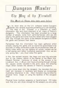 The Dungeon Master Editor (United Kingdom, Amiga) - Atari ST Manual Page 003