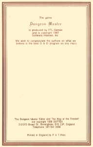 The Dungeon Master Editor (United Kingdom, Atari ST) - Manual Page 027