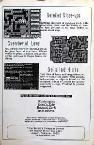 Tony Severas Hintdisk And Gaming Aids - Chaos Strikes Back (Atari ST) - Cover Back Tony Severas Hintdisk And Gaming Aids - Chaos Strikes Back (Atari ST) - Cover Back