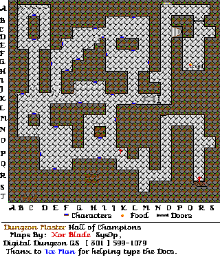 Dungeon Master Complete Hint Cheat - Level 01